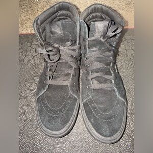 Vans Men's Black Suede High-Tops